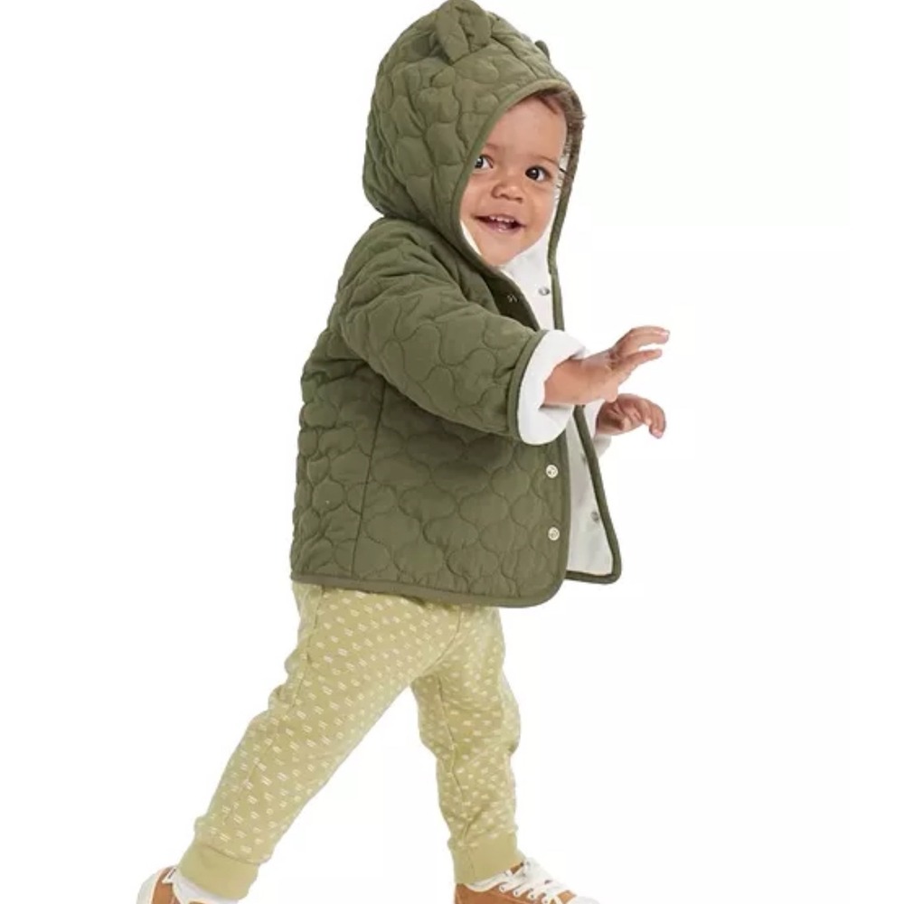 Baby Bear Jacket 0–3M Green 100% Nylon Shell 100% Polyester Lining/Filling